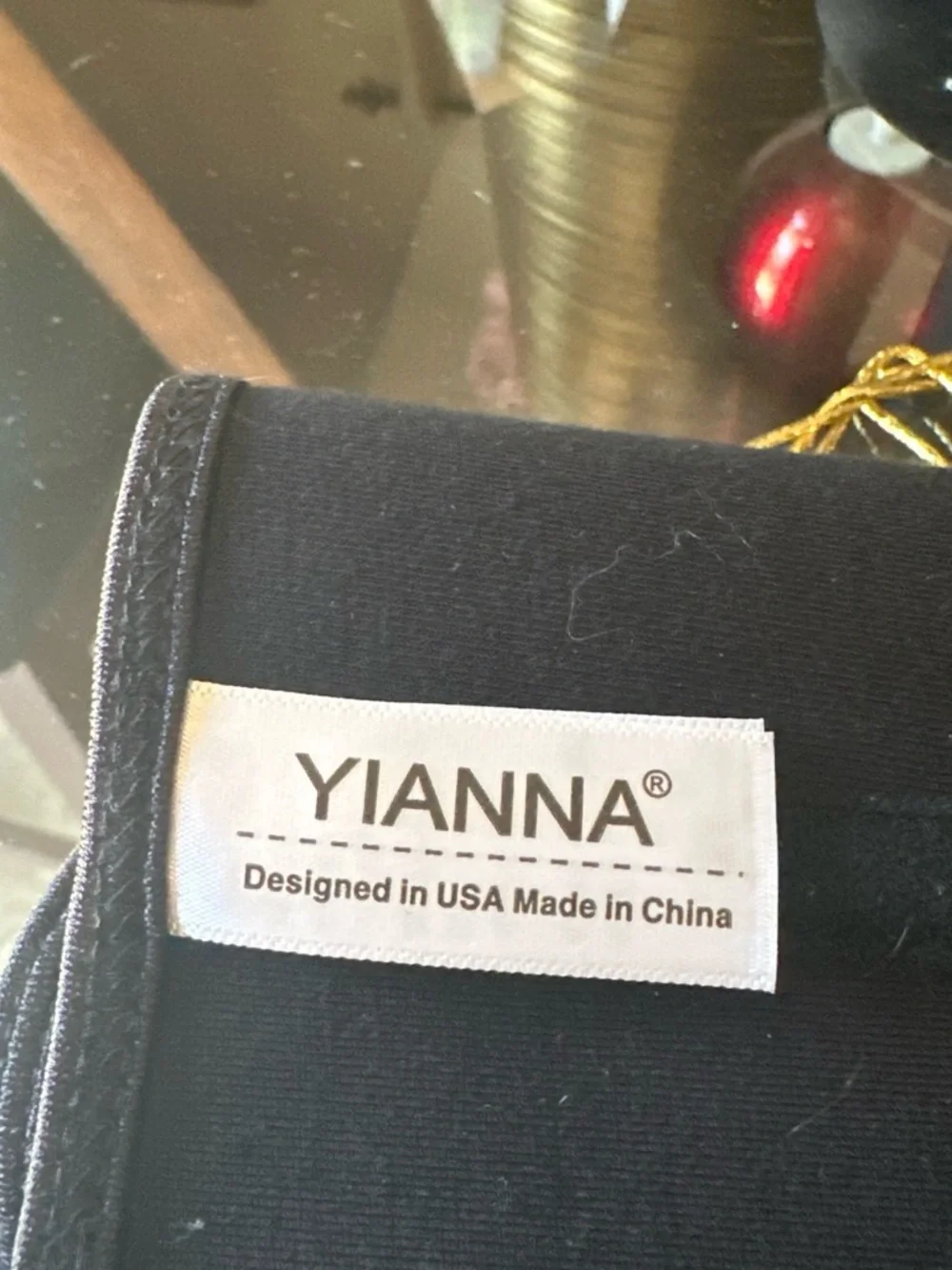 Yianna Black Women's Waist Trainer Belt - Sleek Shaping Support XL